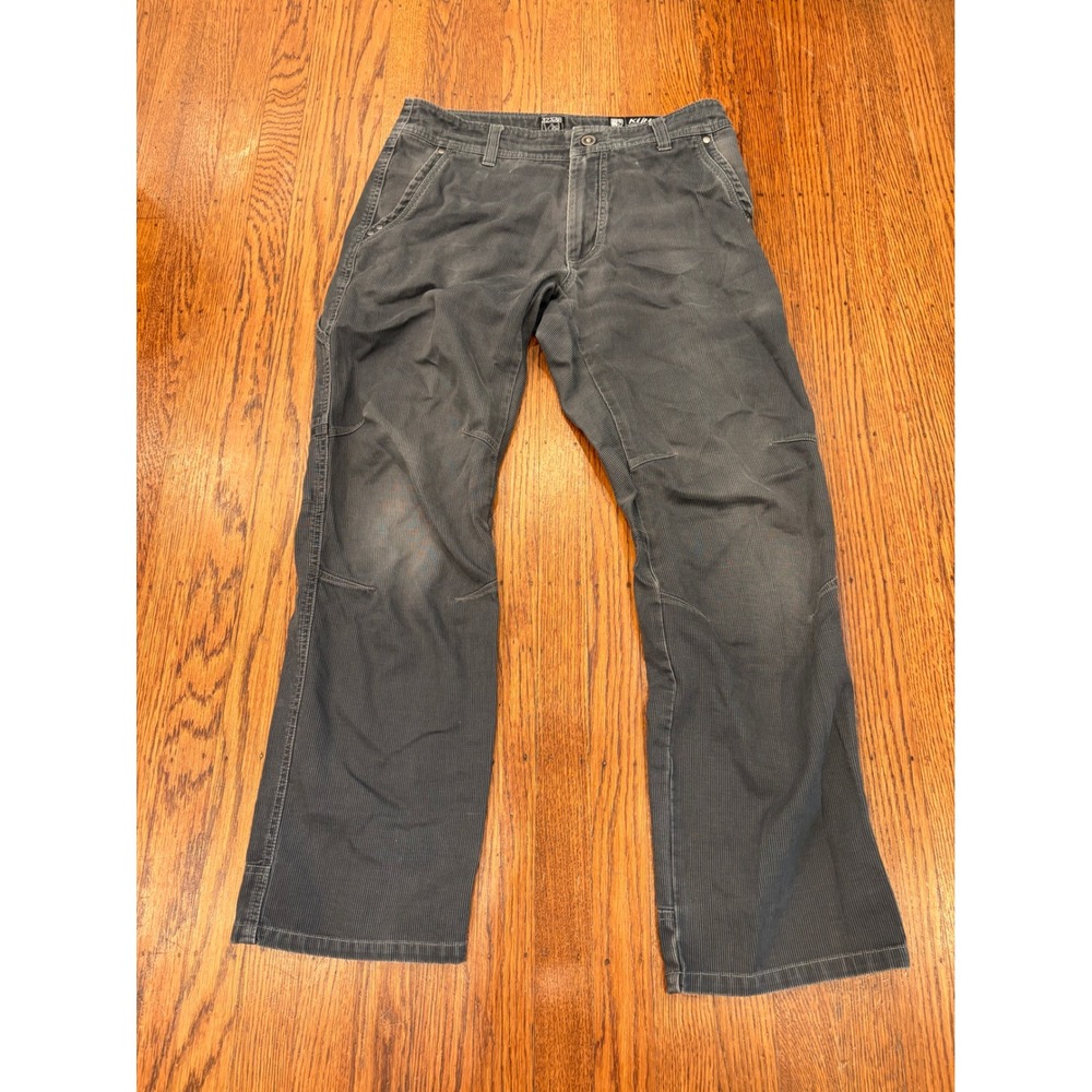 KUHL Fugitiv Vertikl Kord Pants — Vintage Patina Charcoal Gray | 32x30
